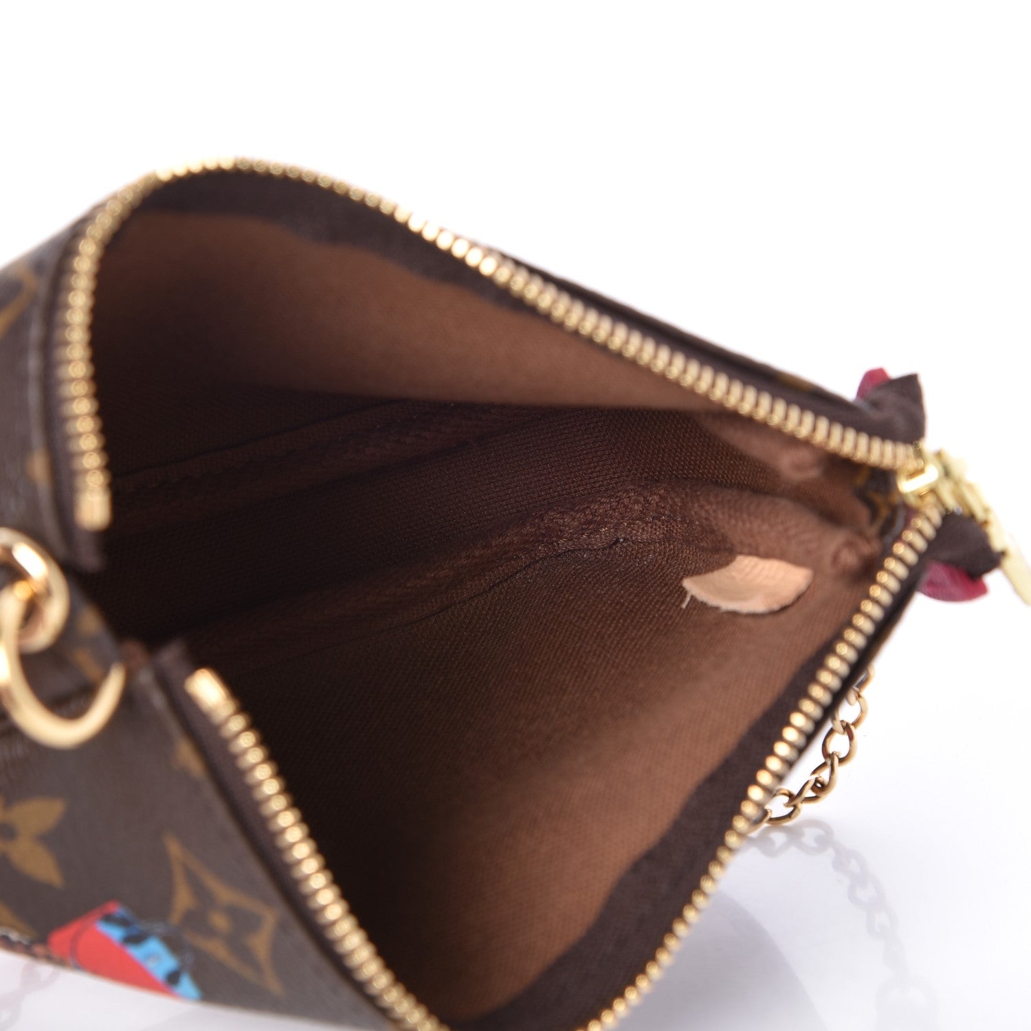 Louis Vuitton Monogram 2017 Christmas Animation Mini Pochette Accessories 5 of 7