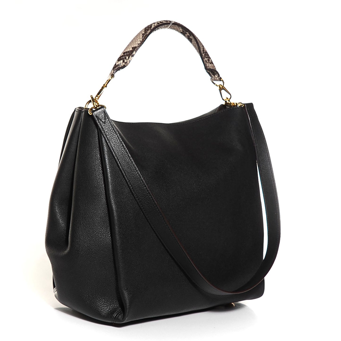 Veau Cachemire Python Babylone MM Black