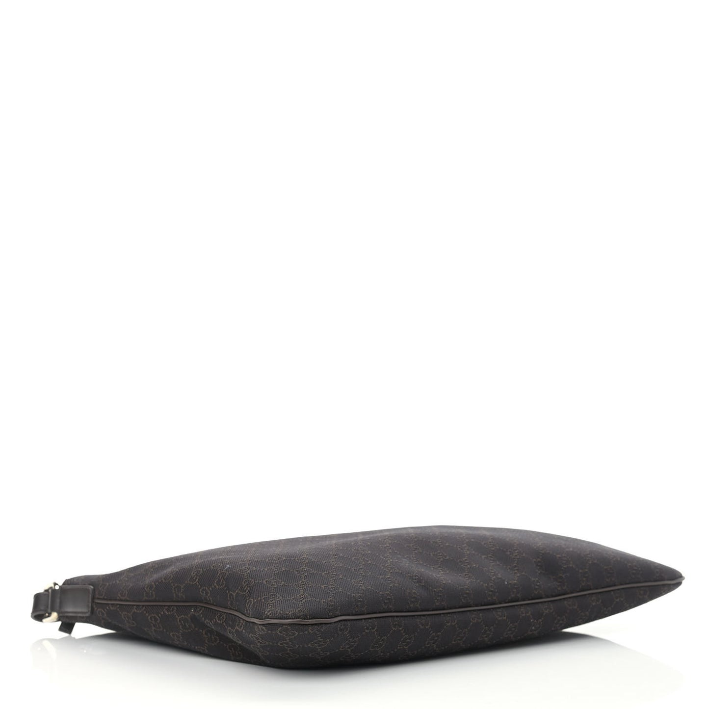 Denim Monogram Messenger Bag Dark Brown