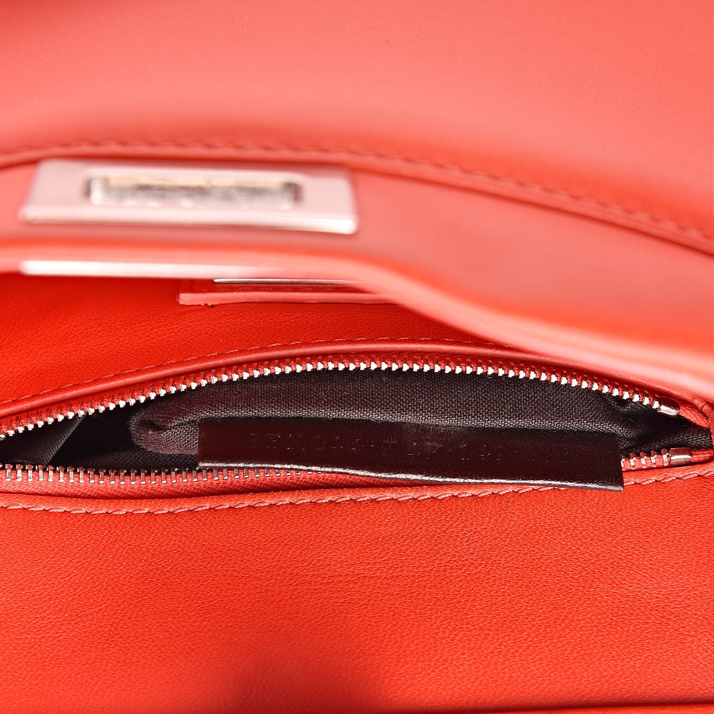 Nappa Mini Peekaboo Iconic Satchel Papavero