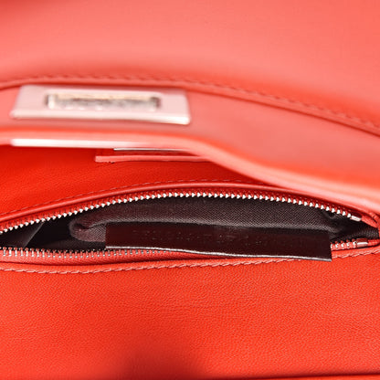 Fendi Nappa Mini Peekaboo Iconic Satchel Papavero 7 of 16