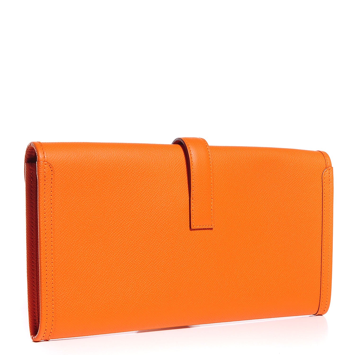 Hermes Epsom Jige Elan 29 Clutch Orange 3 of 8
