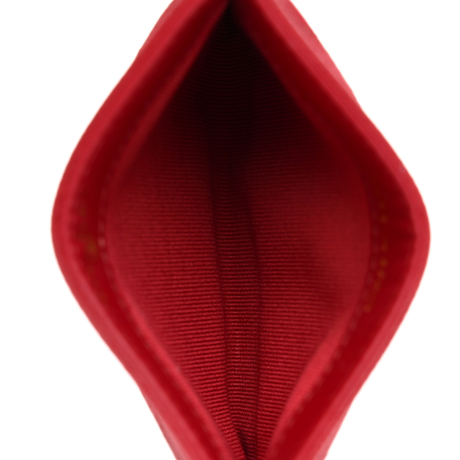 Chanel Caviar Quilted Card Holder Red 5 of 8
