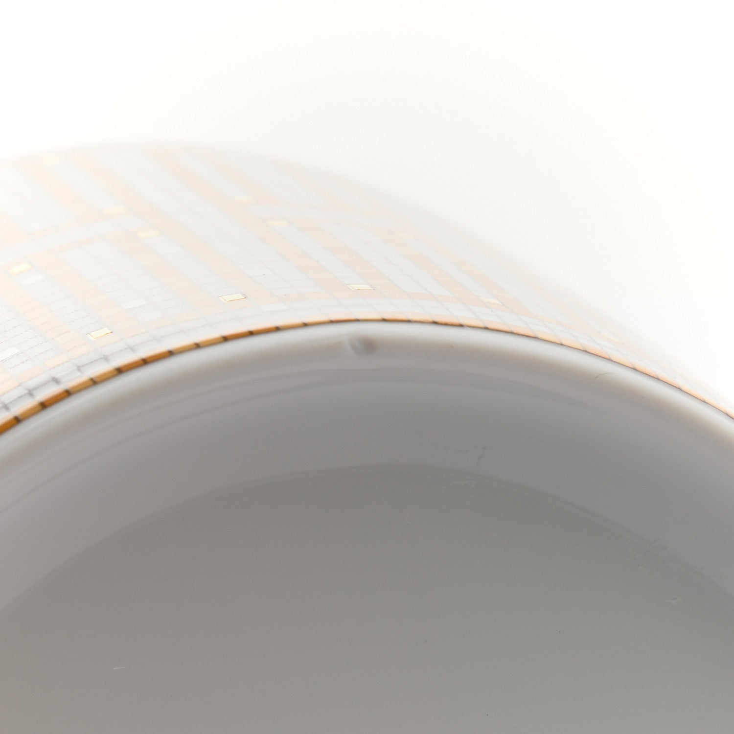 Hermes Porcelain Mosaique Au 24 Gold Breakfast Cup And Saucer Set Of 2 9 of 9