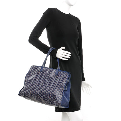Goyard Goyardine Sac Hardy Pet Carrier PM Navy 2 of 7