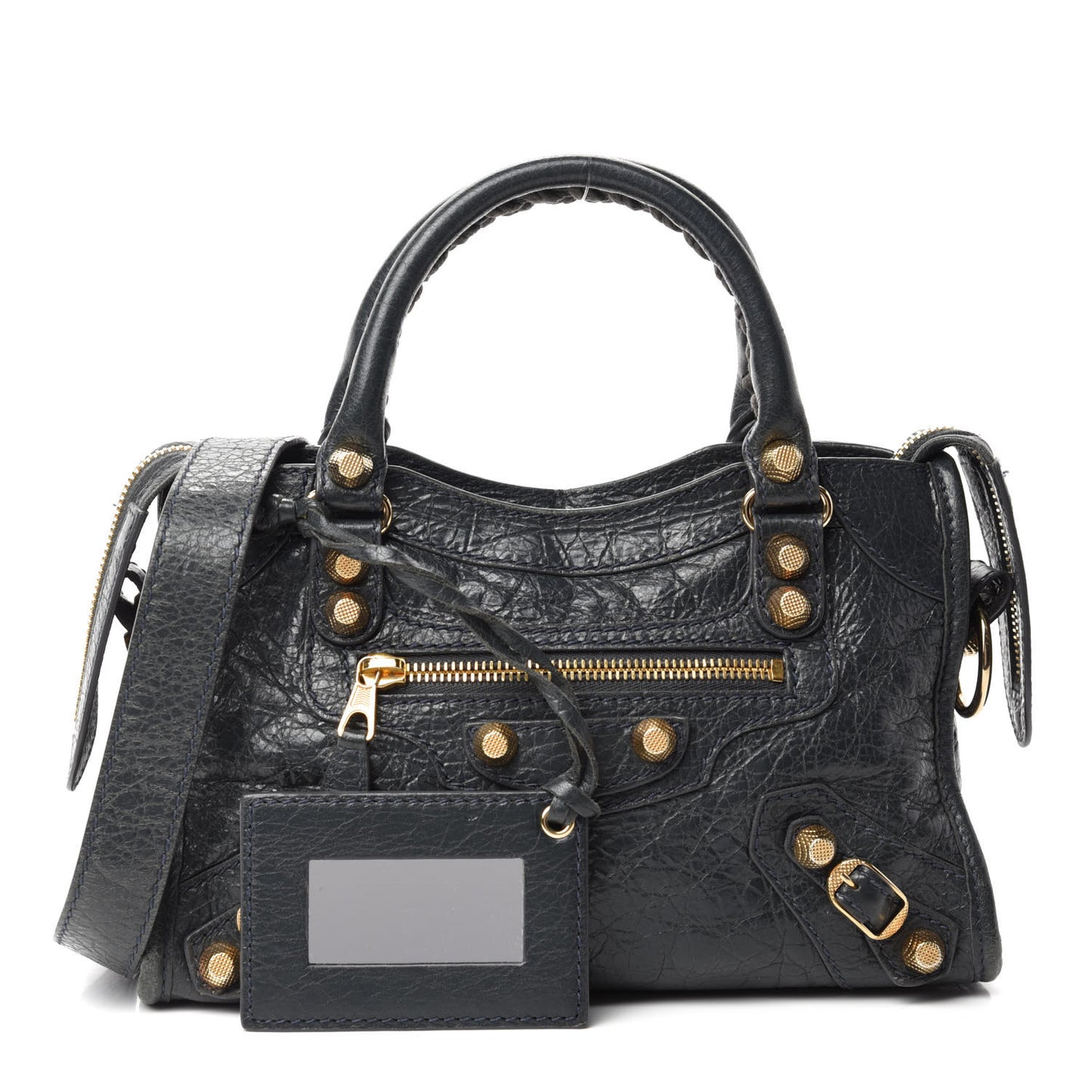 Agneau Giant 12 Gold Hardware Mini City Anthracite