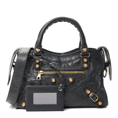Balenciaga Agneau Giant 12 Gold Hardware Mini City Anthracite 1 of 14