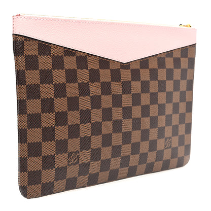 Louis Vuitton Damier Ebene Daily Pouch Rose Poudre 3 of 7