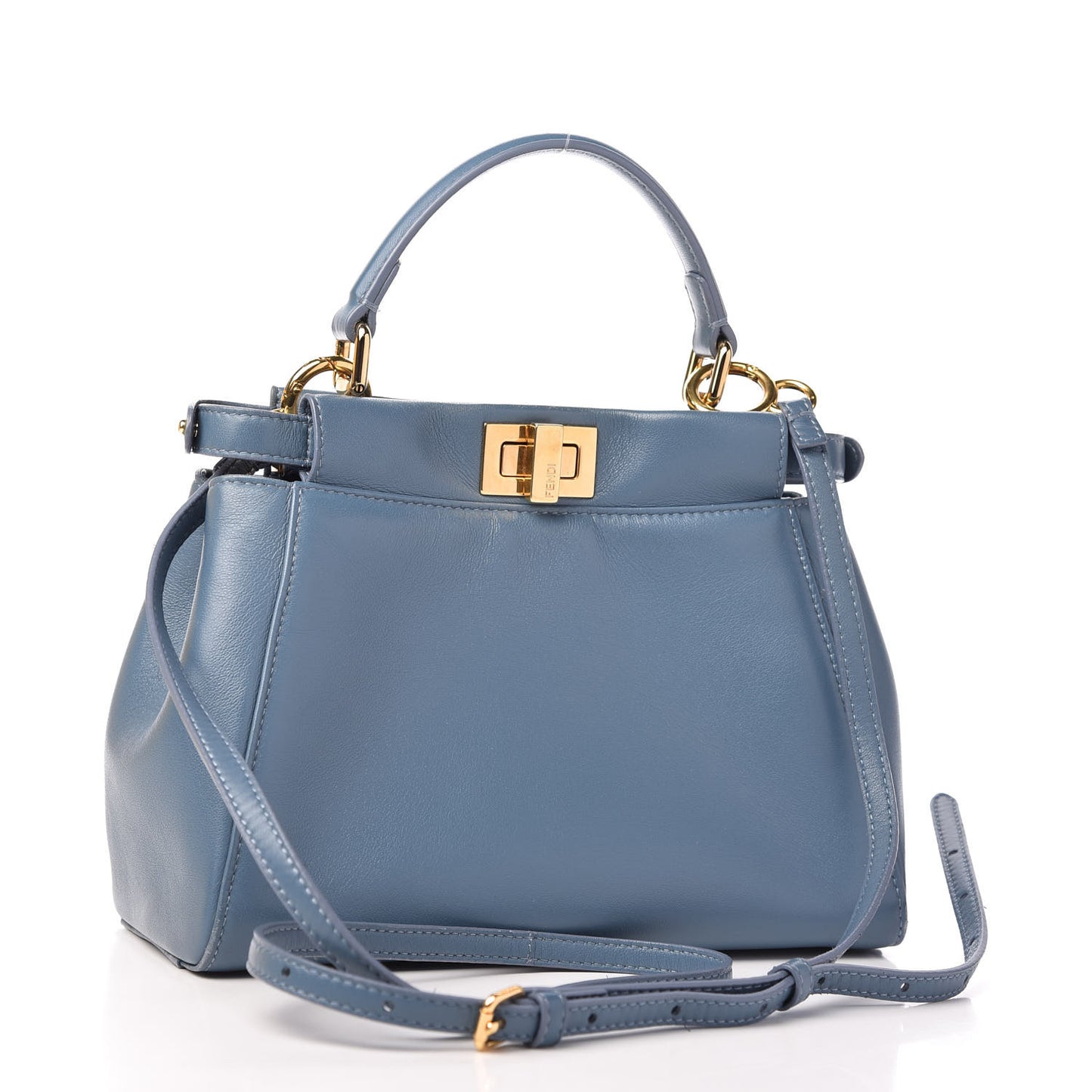 Nappa Mini Peekaboo Iconic Satchel Blue