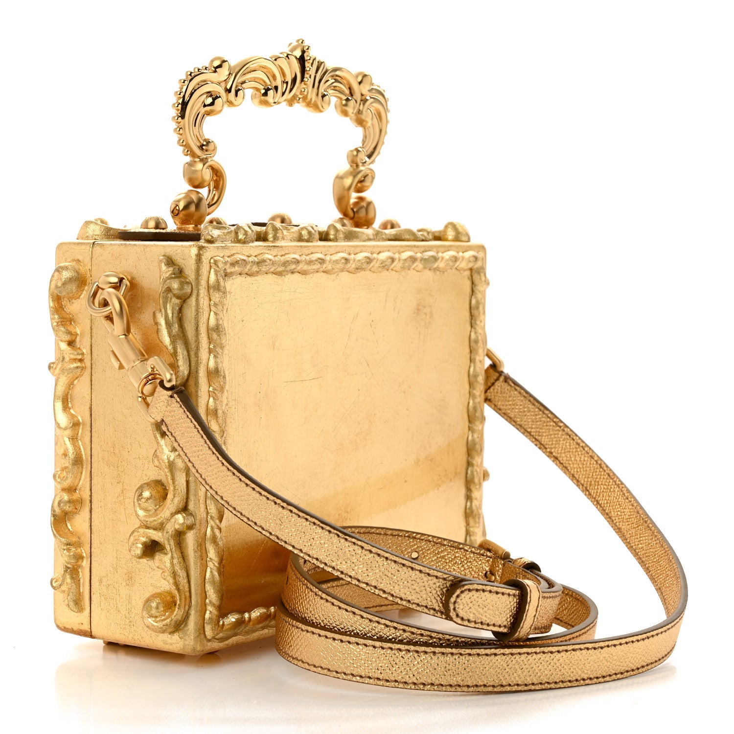 Dolce & Gabbana DOLCE & GABBANA Velvet Dolce Mirror Box Regine Gold 3 of 11