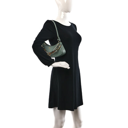 Fendi Vitello Palmellato Fendi O'Lock Swing Menta 2 of 9