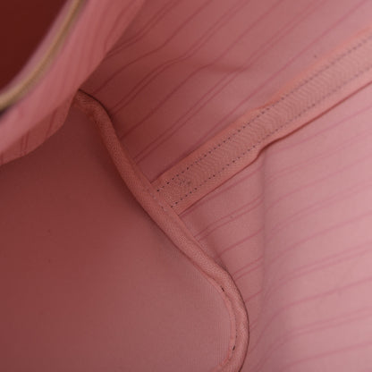 Louis Vuitton Damier Ebene Neo Neverfull MM Rose Ballerine 13 of 15