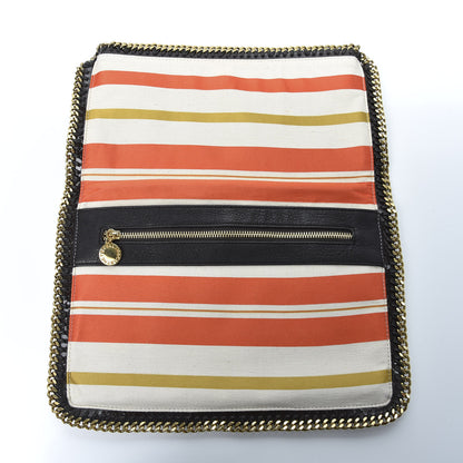 Stella McCartney Canvas Striped Falabella Clutch Multicolor 8 of 9