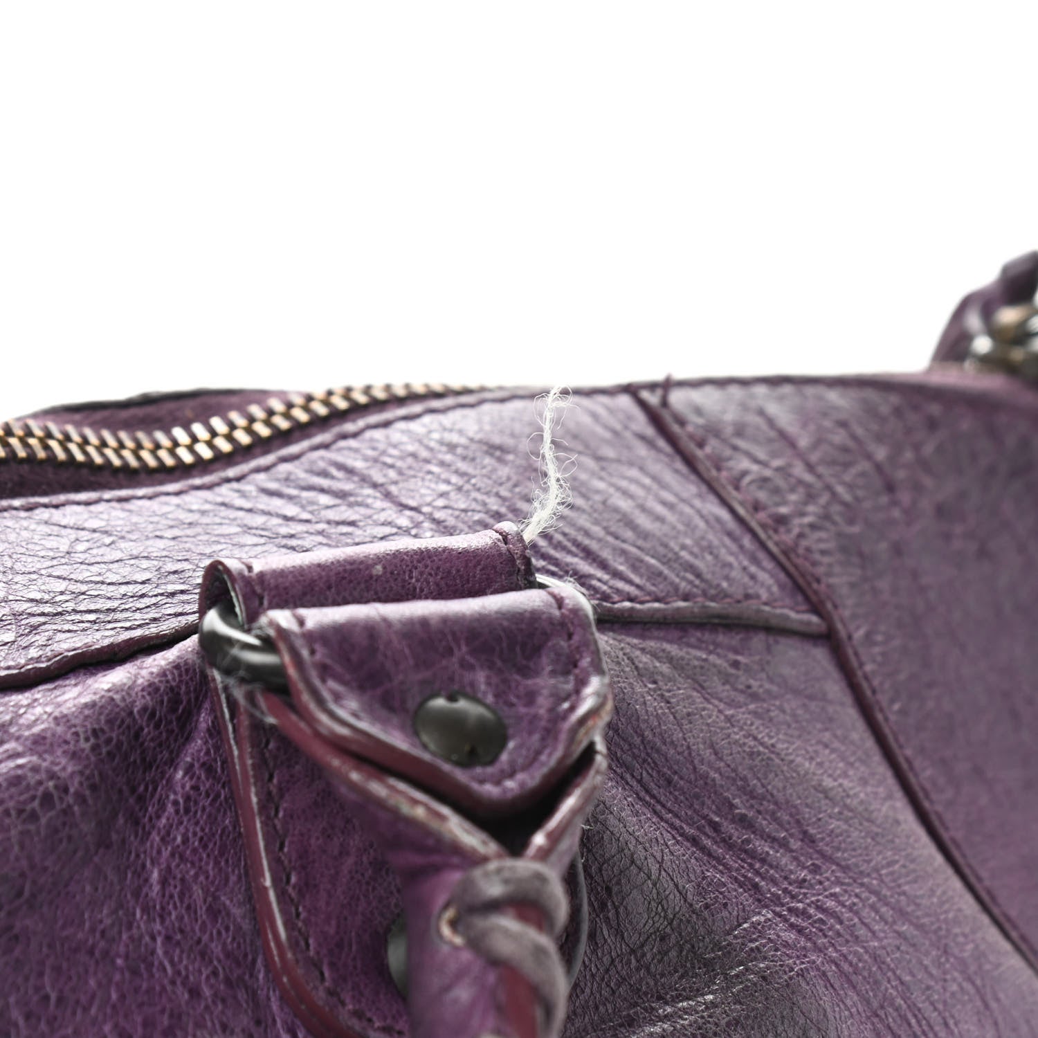 Balenciaga Agneau Classic Hardware Work Raisin 11 of 15