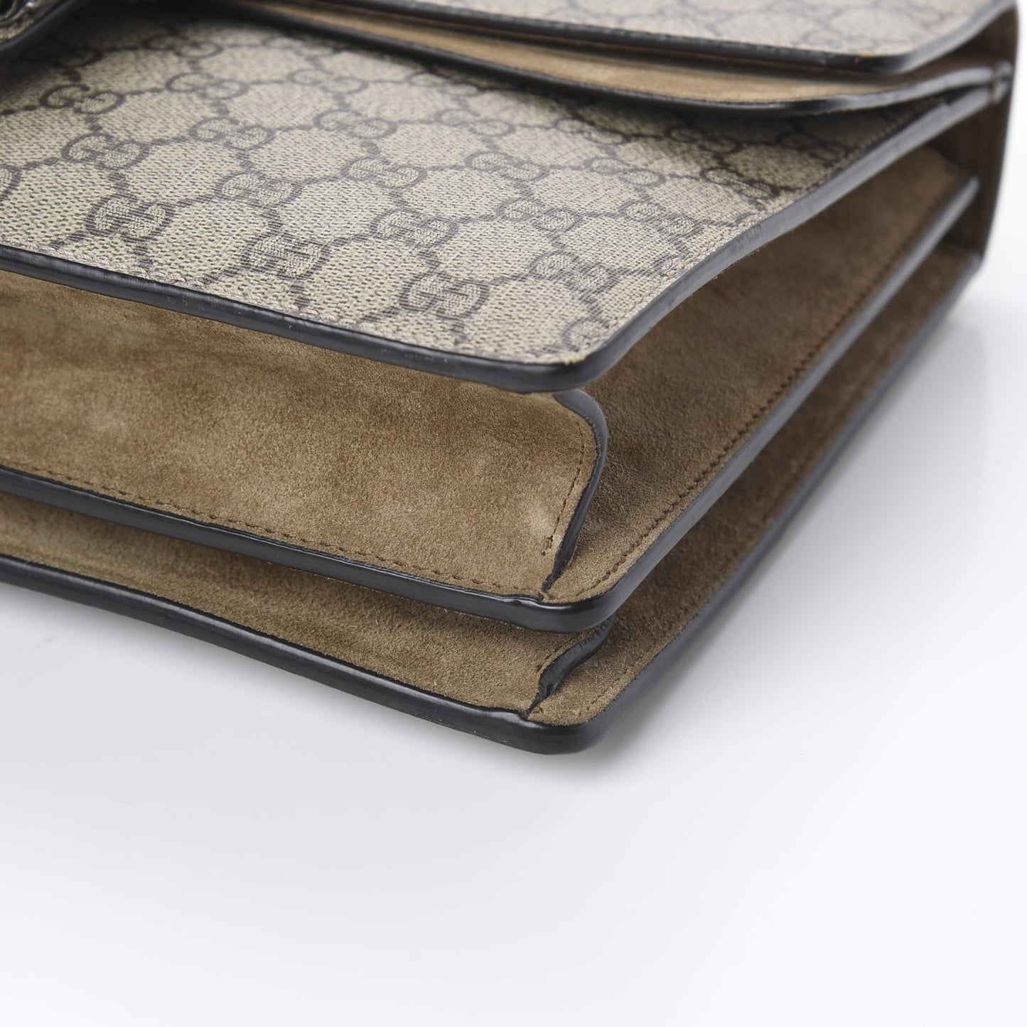 GG Supreme Monogram Medium Dionysus Shoulder Bag Taupe