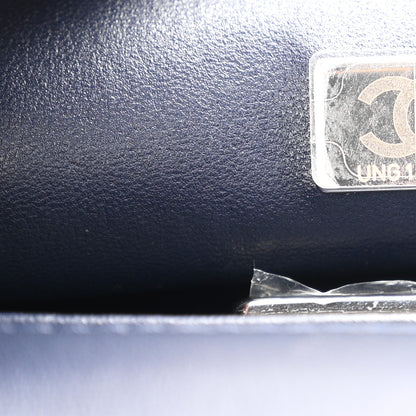 Chanel Sequin Mini Rectangular Flap Blue Black Ruthenium 7 of 11