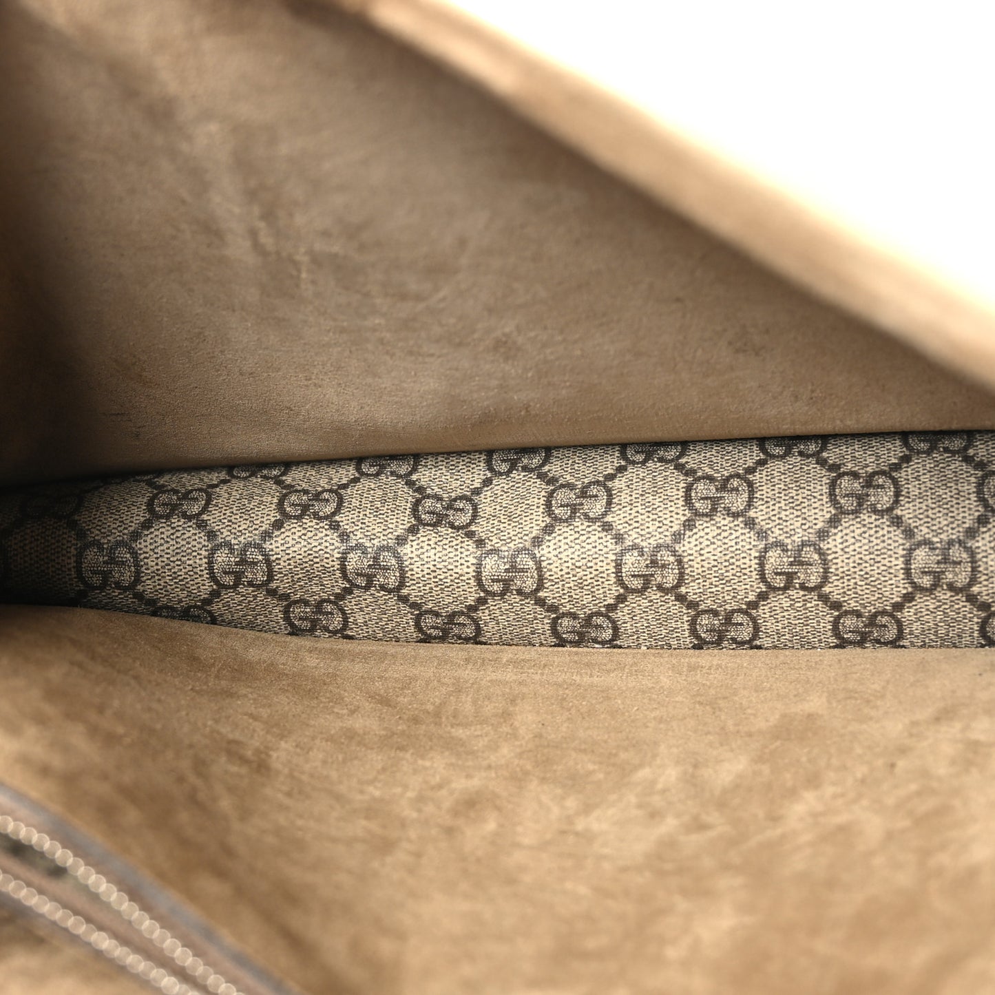GG Supreme Monogram Medium Dionysus Shoulder Bag Taupe