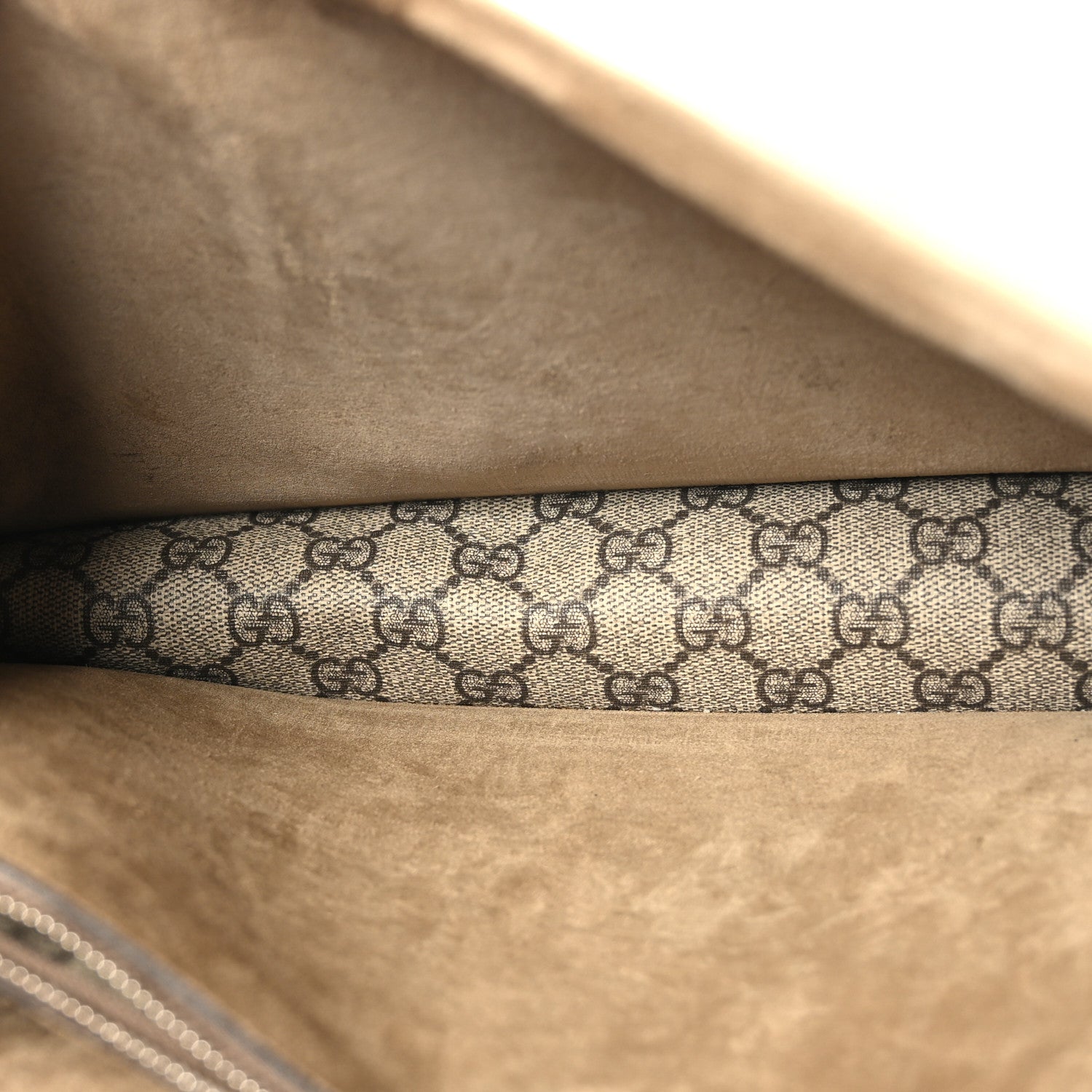 Gucci GG Supreme Monogram Medium Dionysus Shoulder Bag Taupe 5 of 10
