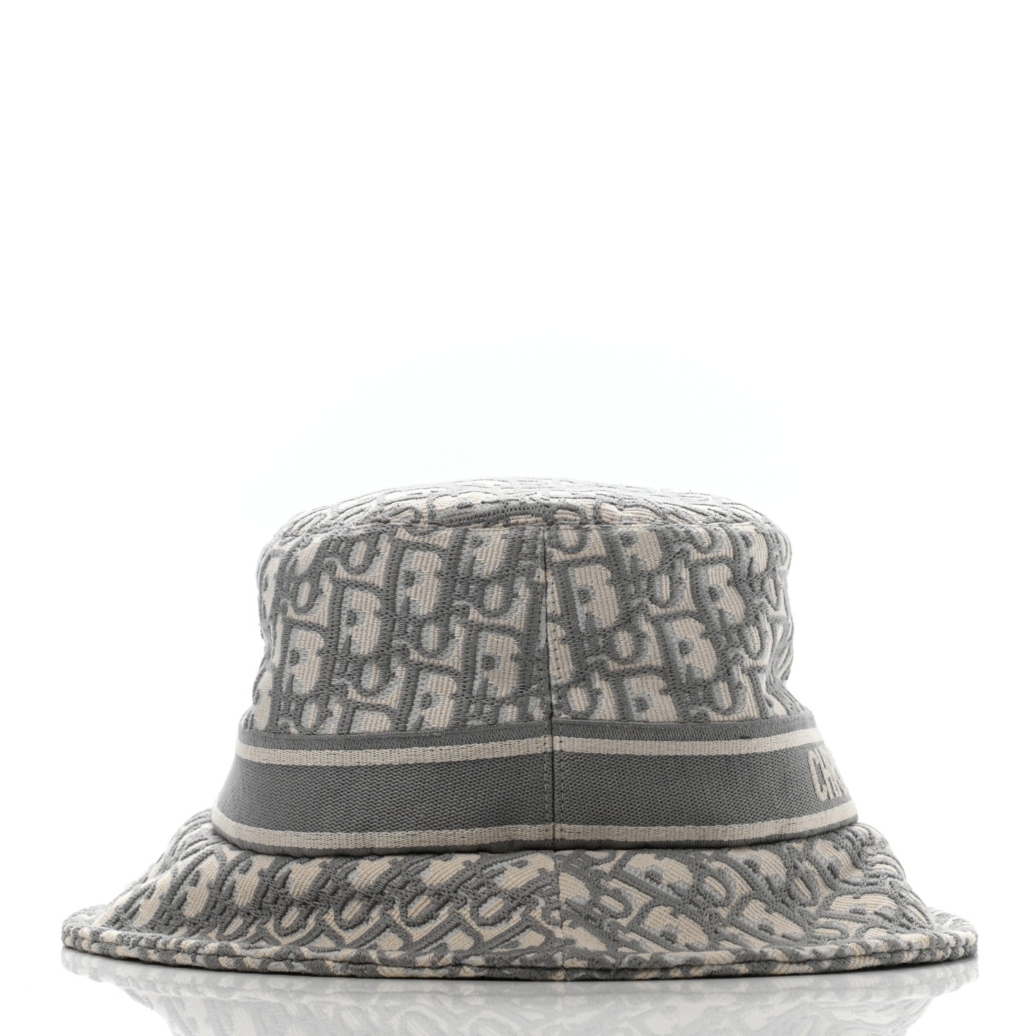 Christian Dior Oblique Bucket Hat 58 Grey 4 of 9