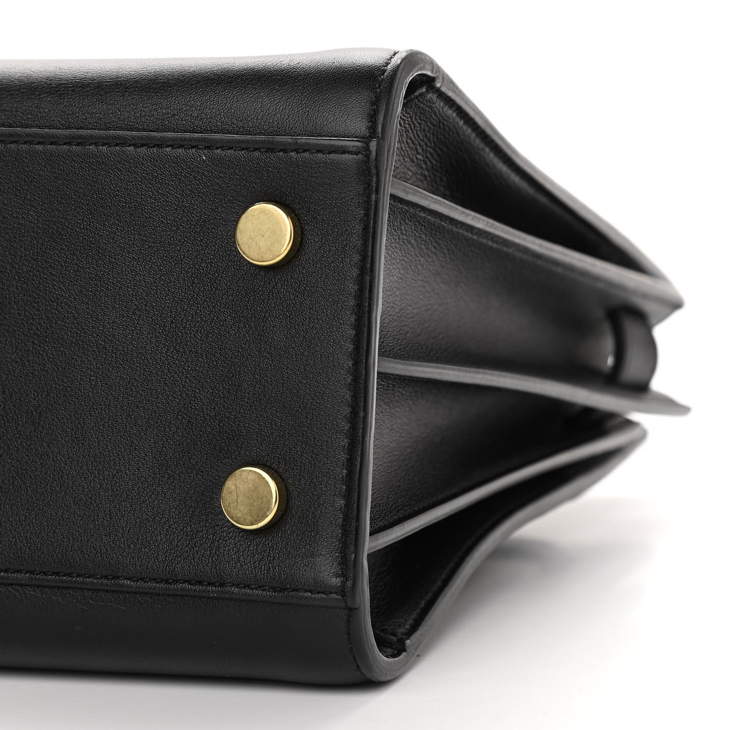 Grained Calfskin Small Sac De Jour Black