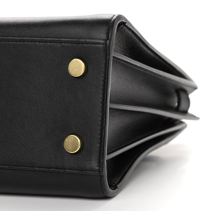 Saint Laurent Grained Calfskin Small Sac De Jour Black 9 of 9