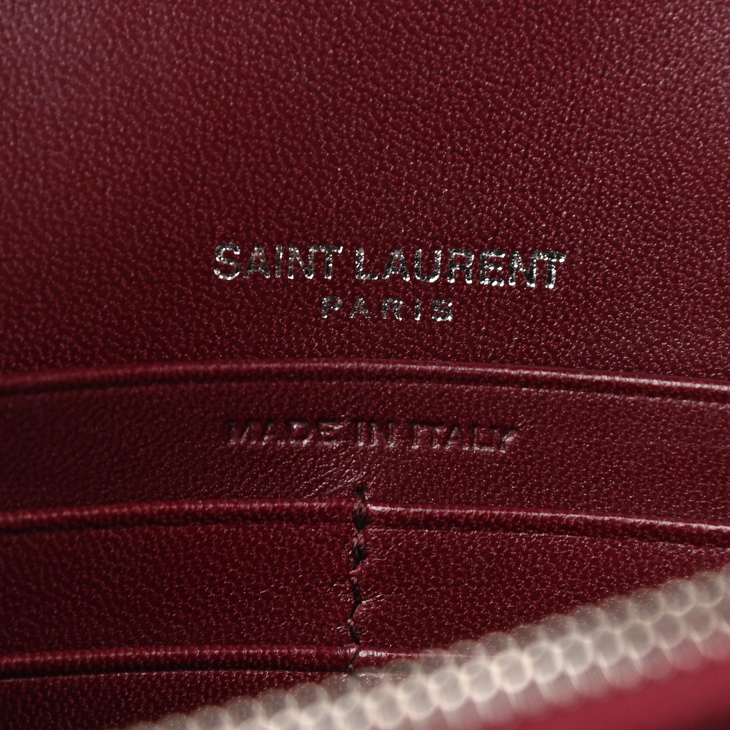 Velvet Crystal Monogram Kate Tassel Shoulder Bag Burgundy