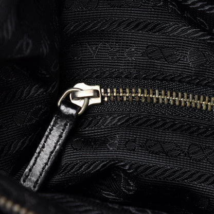 Prada Tessuto Nylon Hobo Black 12 of 15