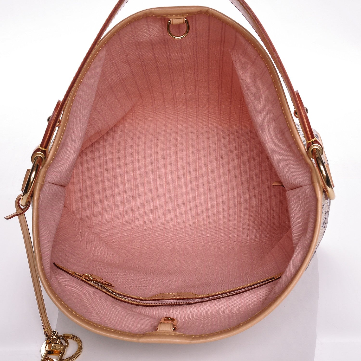 Louis Vuitton Damier Azur Delightful PM Rose Ballerine 5 of 8