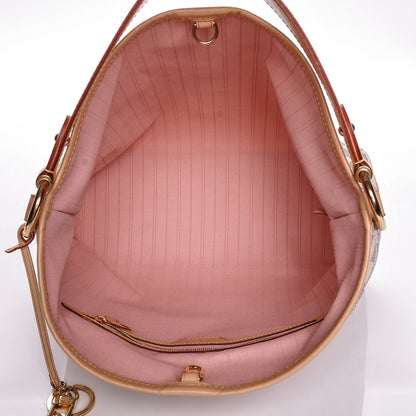 Louis Vuitton Damier Azur Delightful PM Rose Ballerine 5 of 8