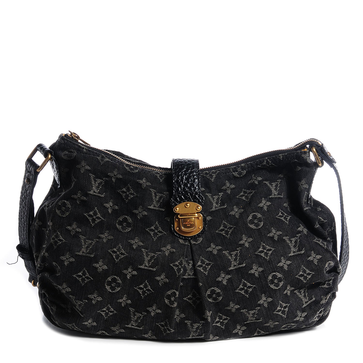Louis Vuitton Monogram Slightly Denim Black 1 of 8