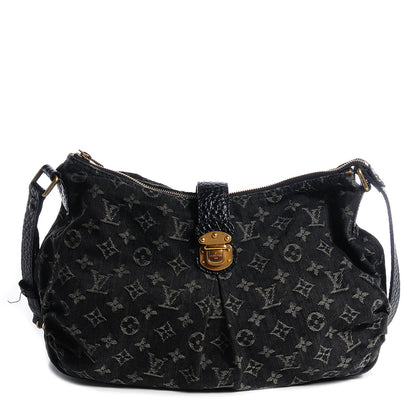 Louis Vuitton Monogram Slightly Denim Black 1 of 8