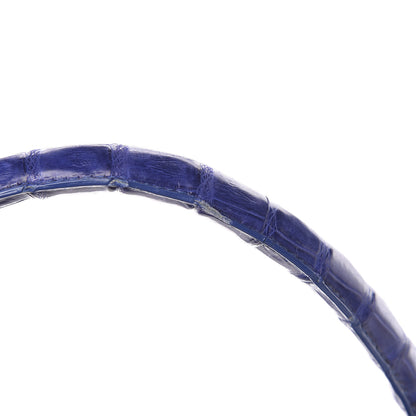 Nancy Gonzalez Crocodile Hobo Blue 12 of 15
