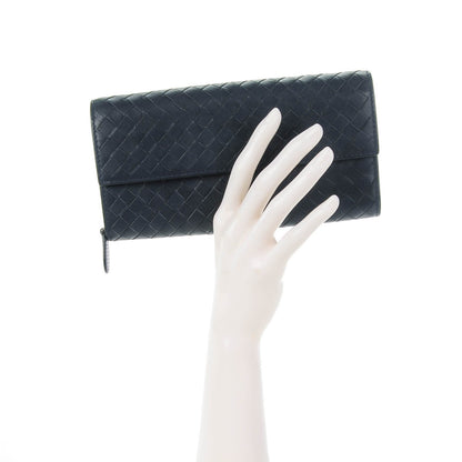 Bottega Veneta Nappa Intrecciato Continental Flap Wallet Prusse 2 of 8