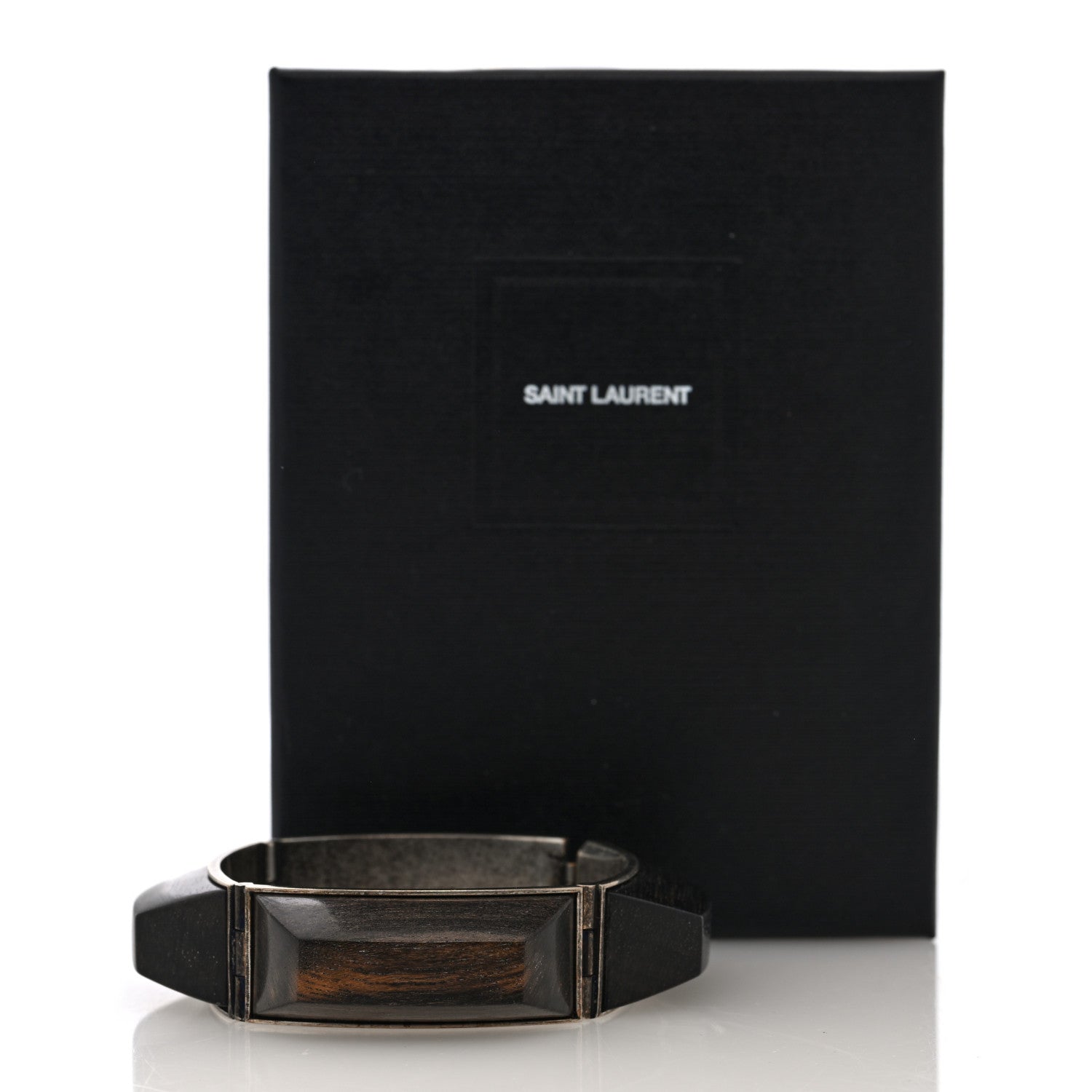 Saint Laurent Wooden Bracelet Black 5 of 5