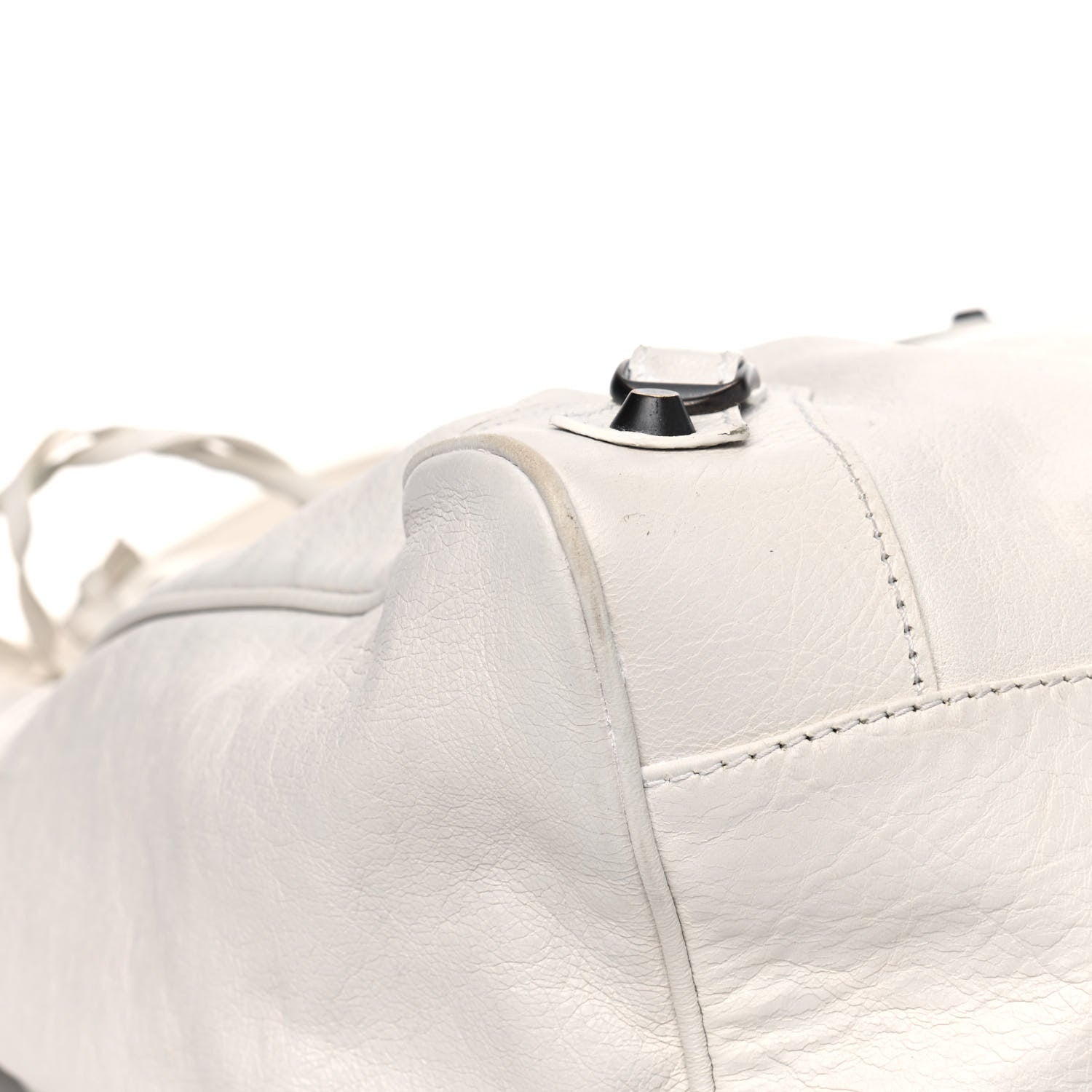 Balenciaga Agneau Classic Hardware Velo White Light 5 of 15