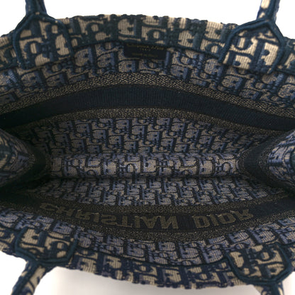 Christian Dior Oblique Medium Book Tote Blue Multicolor 5 of 10