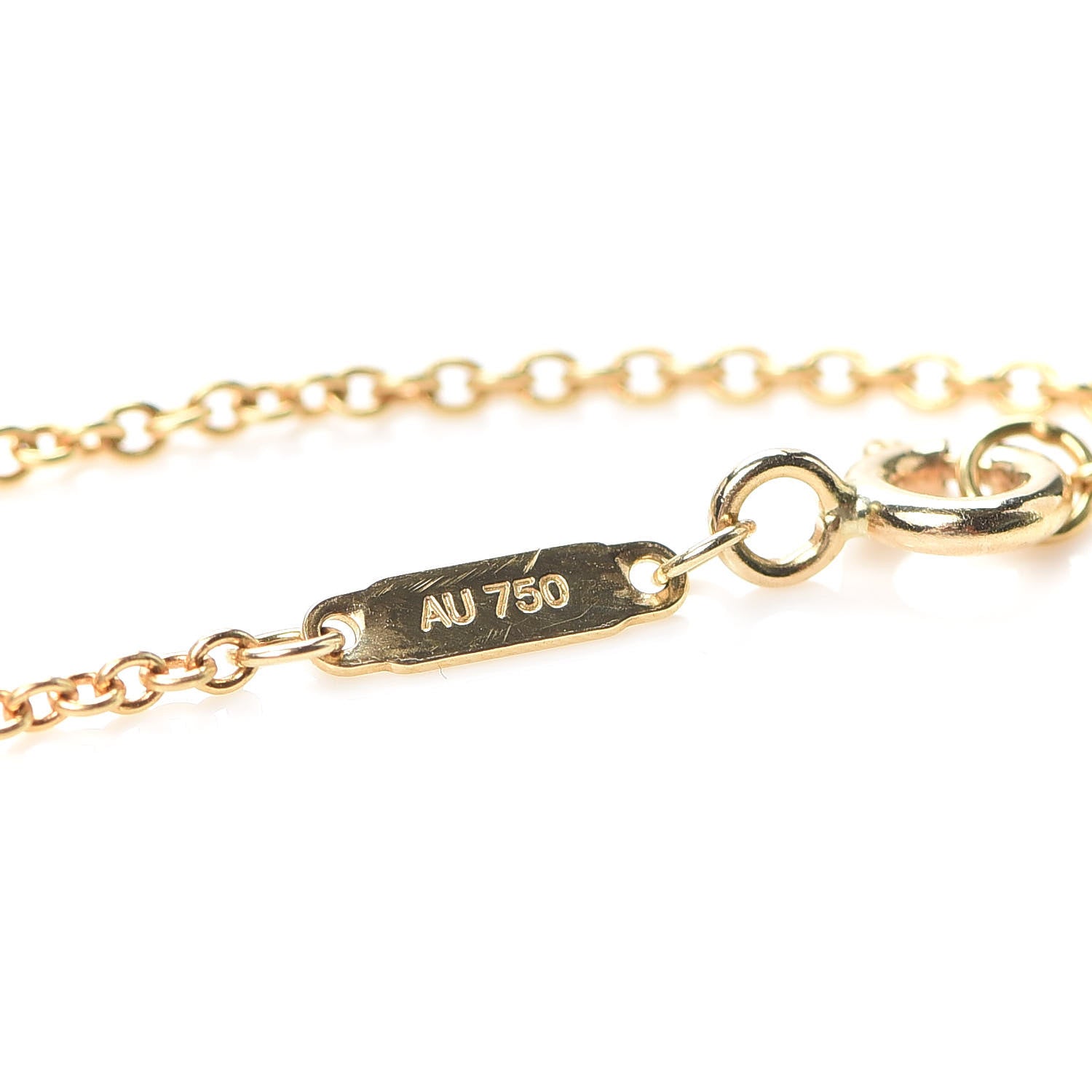 Tiffany 18K Yellow Gold 1837 Interlocking Circles Bracelet 5 of 6