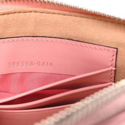 Gucci Calfskin Matelasse GG Marmont Wrist Wallet Wild Rose 7 of 8