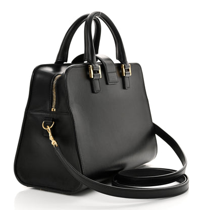 Saint Laurent Calfskin Monogram Baby Cabas Black 3 of 11