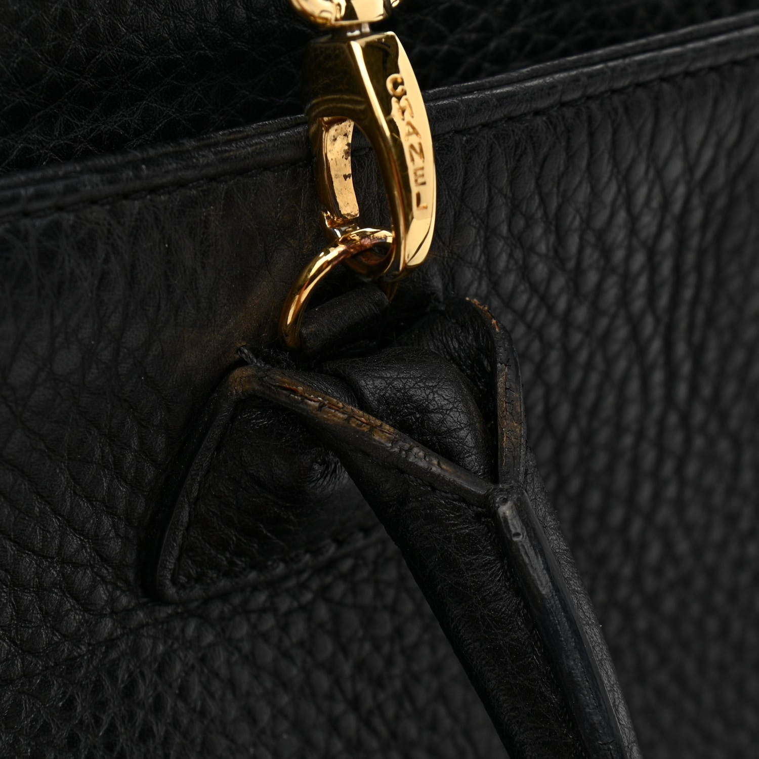 Chanel Calfskin Cerf Executive Shopper Tote Black 14 of 17