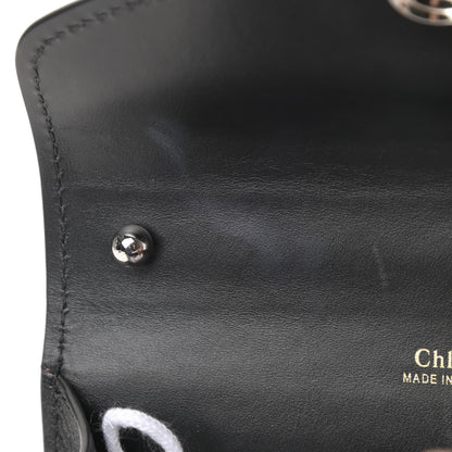 Chloe Shiny Goatskin Calfskin Mini Aby Chain Shoulder Bag Black 11 of 12