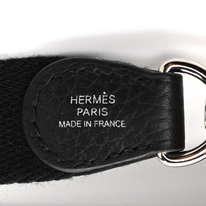Hermes Taurillon Clemence Evelyne TPM Black 7 of 11