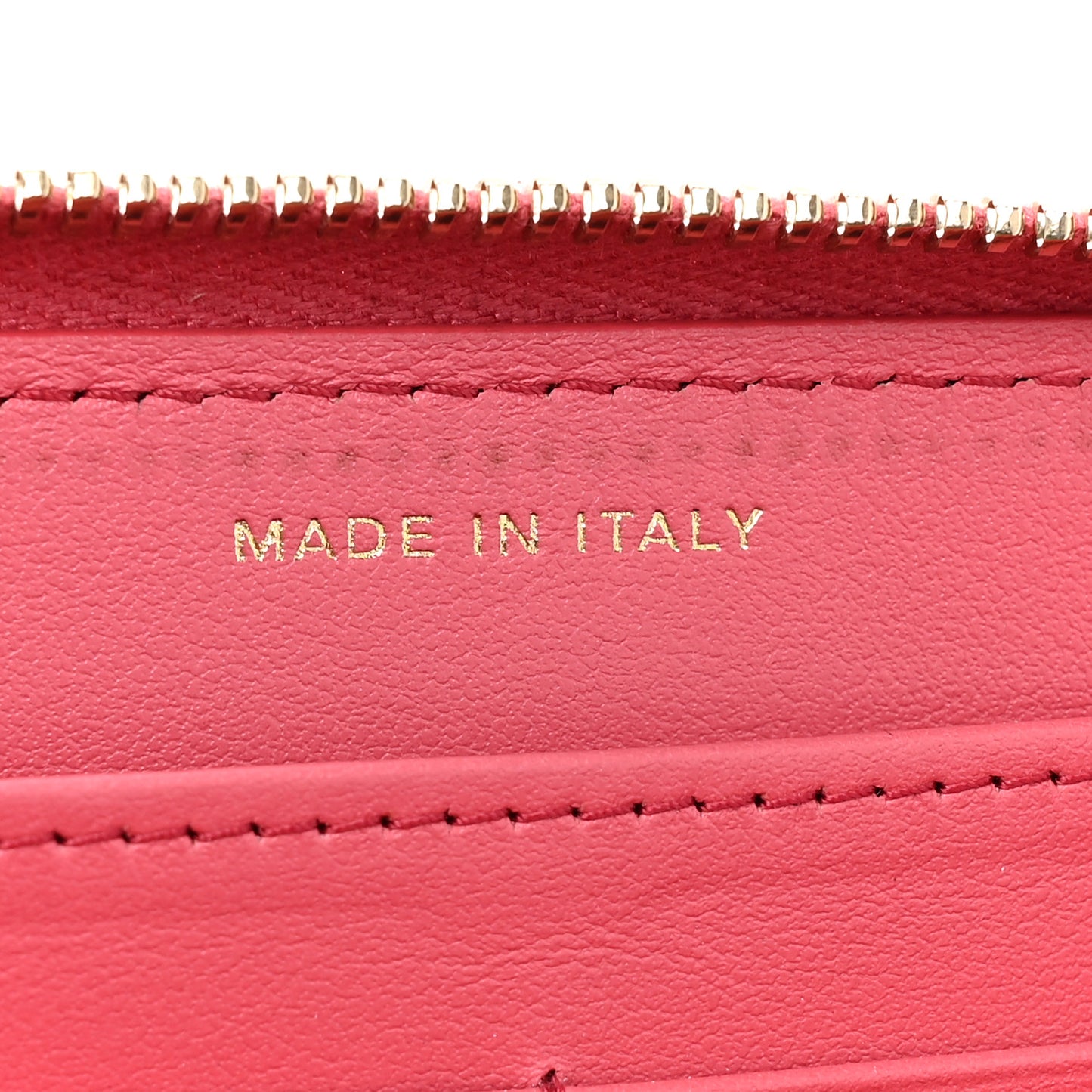 Lambskin Quilted Chanel 19 Zip Around Wallet Pink