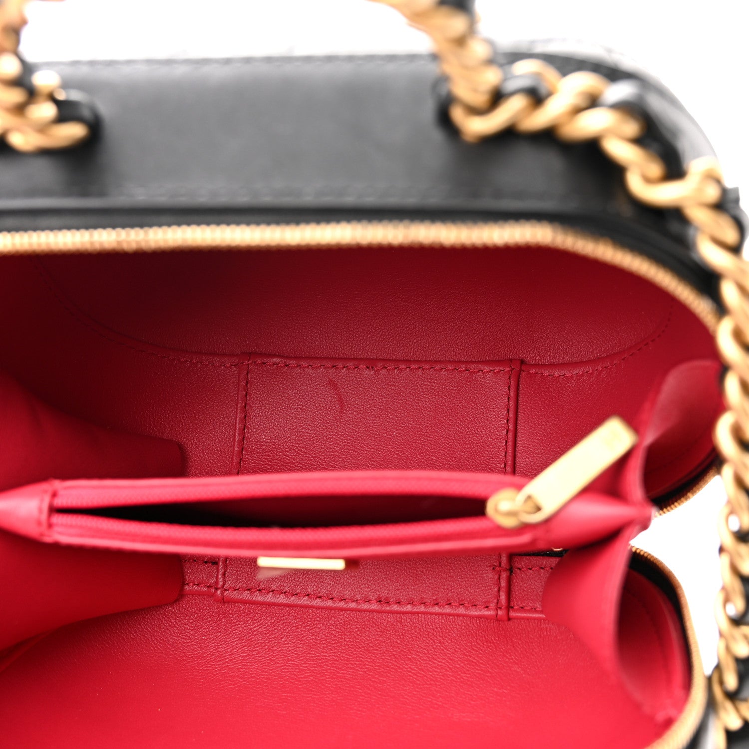 Chanel Lambskin Quilted Small CC Bubble Vanity Case Black 5 of 11