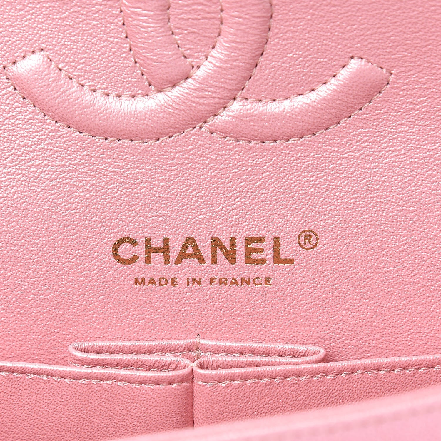 Chanel Iridescent Caviar Quilted Medium Double Flap Rose Pink 6 of 11