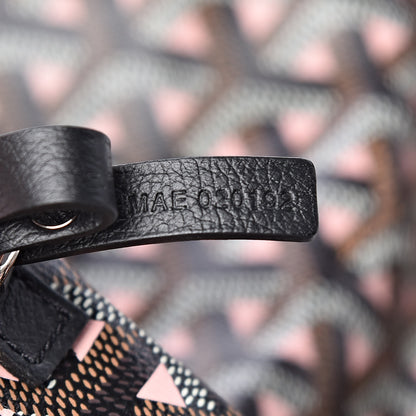 Goyard Goyardine Saint Louis Claire Voie GM Black Pink 8 of 10