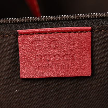 Gucci GG Plus Monogram Web Stripe Large Joy Tote Red 7 of 10