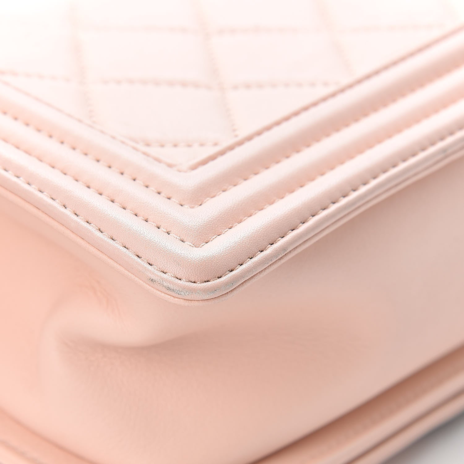 Chanel Lambskin Quilted Small Boy Flap Light Pink 12 of 13