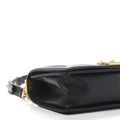 Chanel Caviar Quilted Medium Boy Flap Black 8 of 11