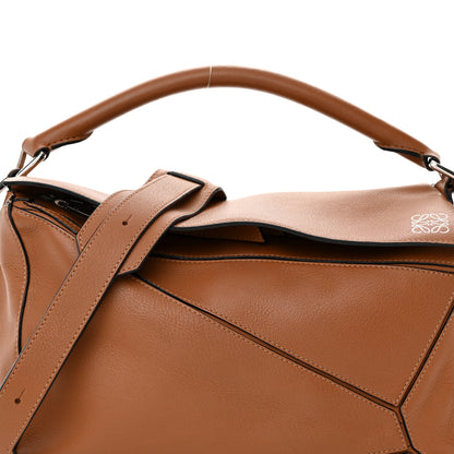 Loewe Calfskin Medium Puzzle Bag Tan 7 of 9